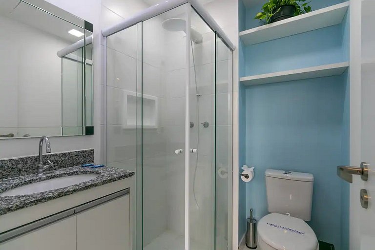 Flat aconchegante com piscina, 100m do metrô Brás
