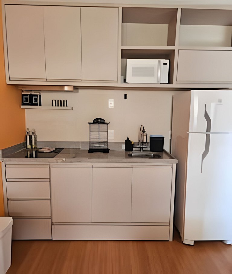 Novo! Apt 4 pessoas + Garagem, Av Paulista