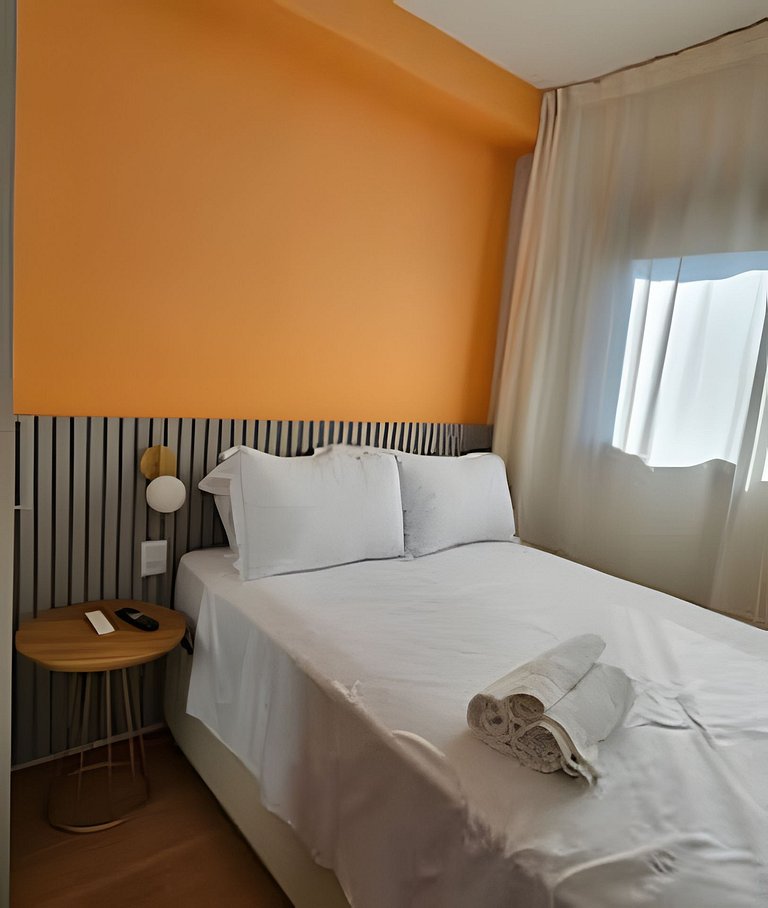 Novo! Apt 4 pessoas + Garagem, Av Paulista