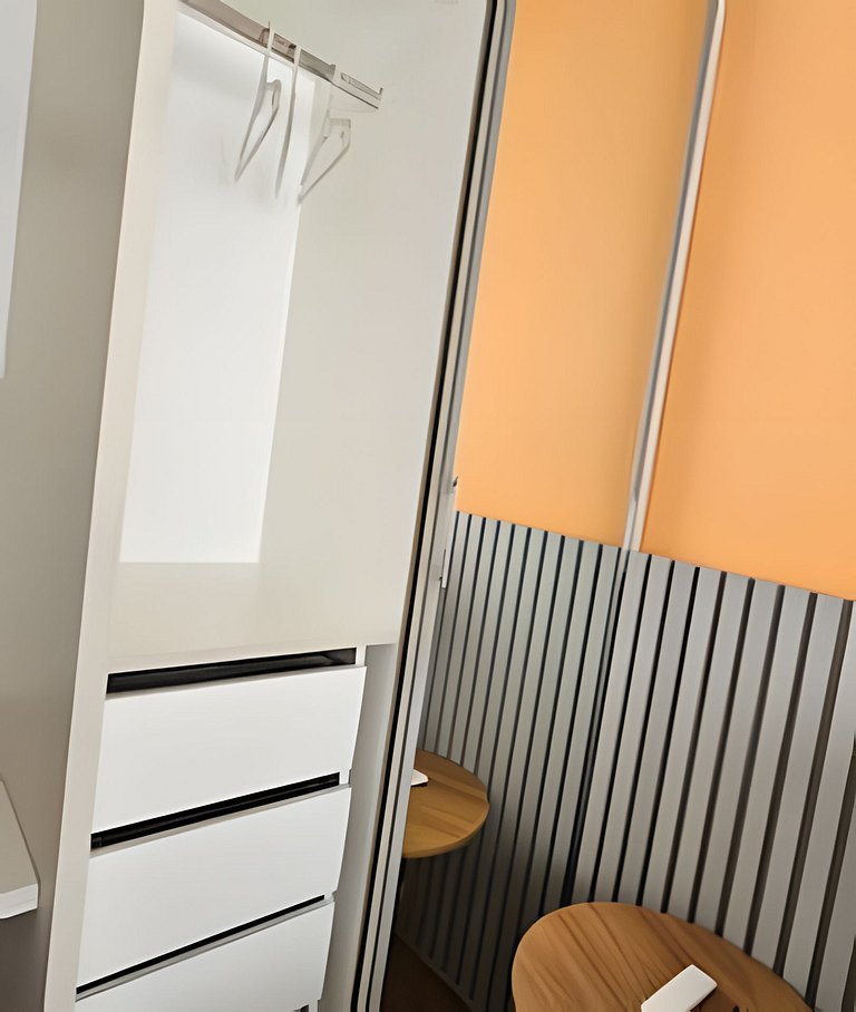 Novo! Apt 4 pessoas + Garagem, Av Paulista