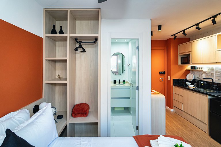 Studio Aconchegante c/ Piscina - Brás
