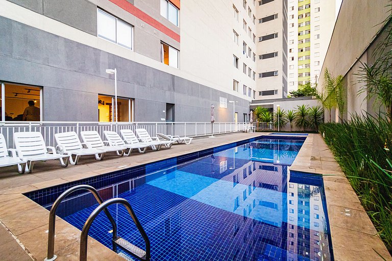 Studio Aconchegante c/ Piscina - Brás