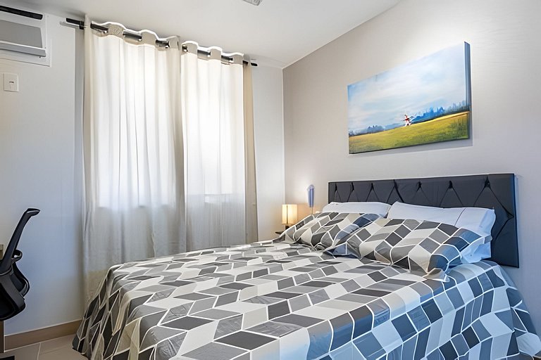 Studio 1706 com Ar-Condicionado e Piscina