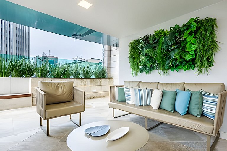 Studio 1706 com Ar-Condicionado e Piscina