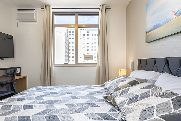 Studio 1706 com Ar-Condicionado e Piscina