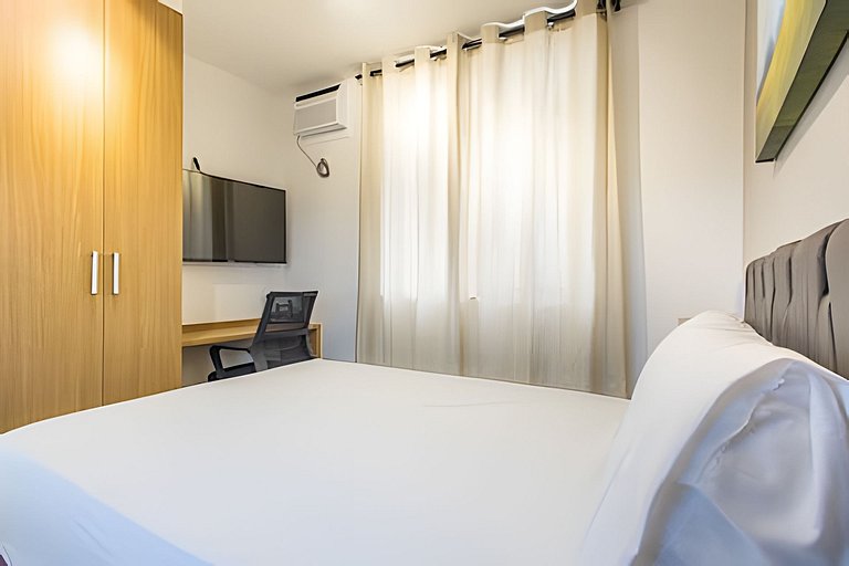 Studio 1706 com Ar-Condicionado e Piscina