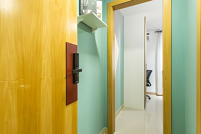 Studio 1706 com Ar-Condicionado e Piscina