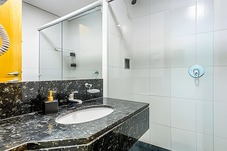 Studio 1706 com Ar-Condicionado e Piscina