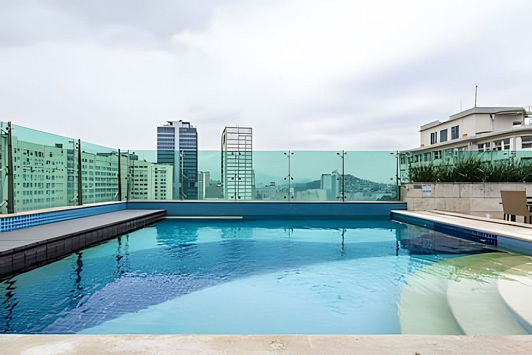Studio 1706 com Ar-Condicionado e Piscina