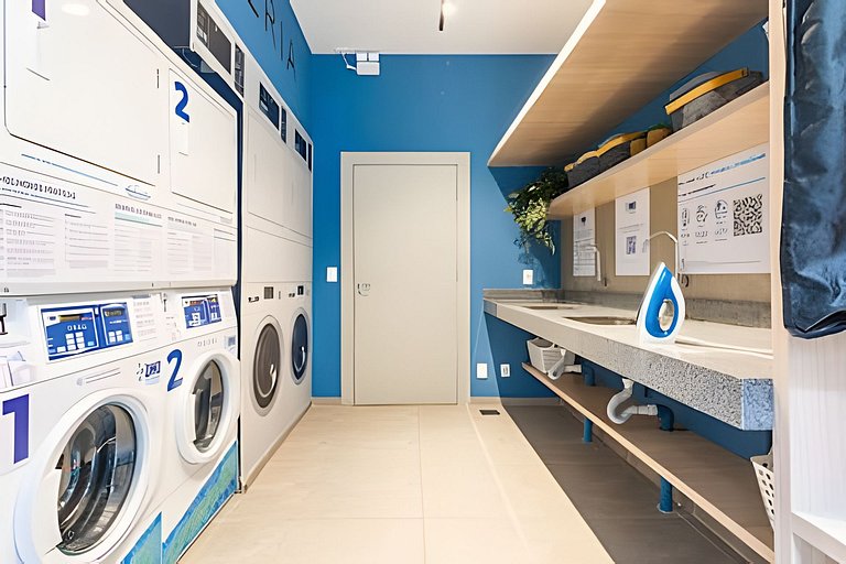 Studio 1706 com Ar-Condicionado e Piscina