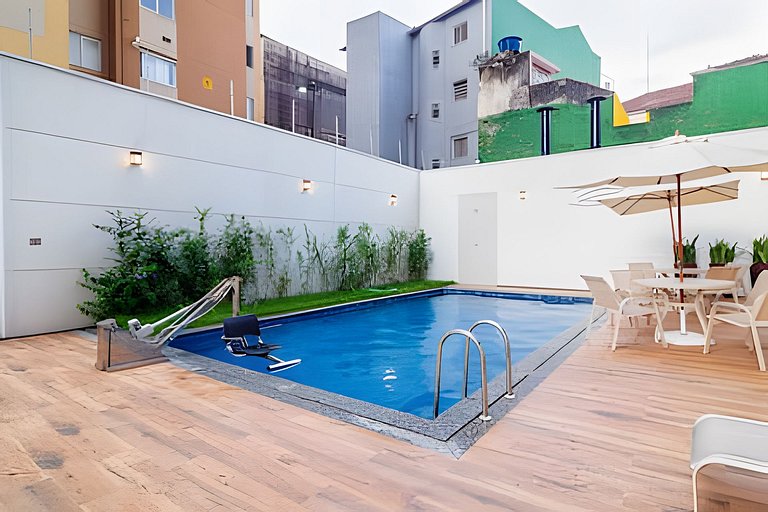 DB04 Lindo! 2 Quartos c/ Piscina
