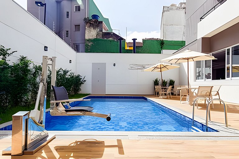 DB06 Estreia! 2Quartos C/ Piscina