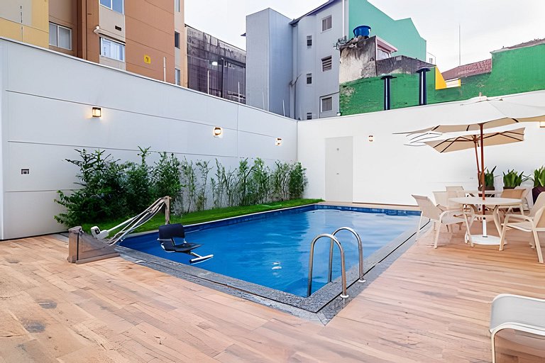 DB06 Estreia! 2Quartos C/ Piscina