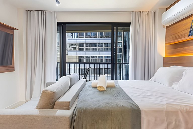 SK04 Studio 4 pessoas c/ Ar e Piscina