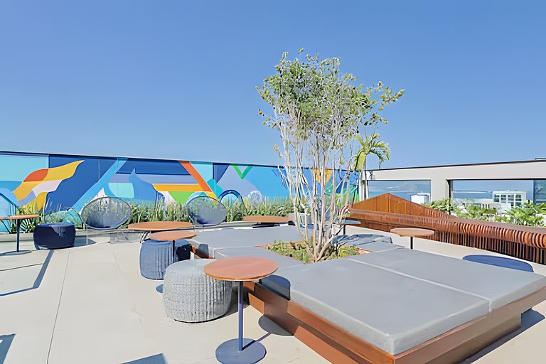 SK04 Studio 4 pessoas c/ Ar e Piscina