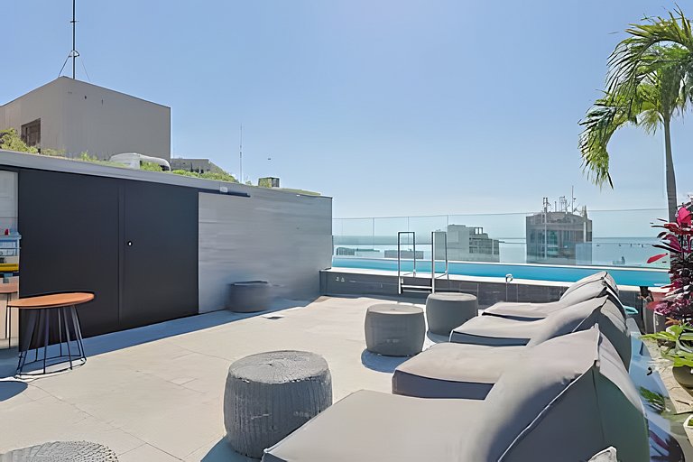 SK04 Studio 4 pessoas c/ Ar e Piscina